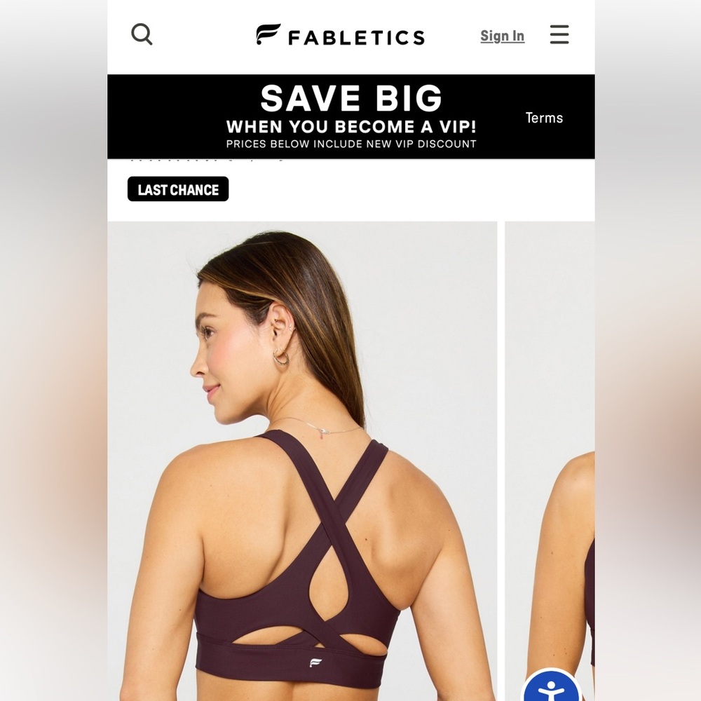 Women's Fabletics Sports Bra